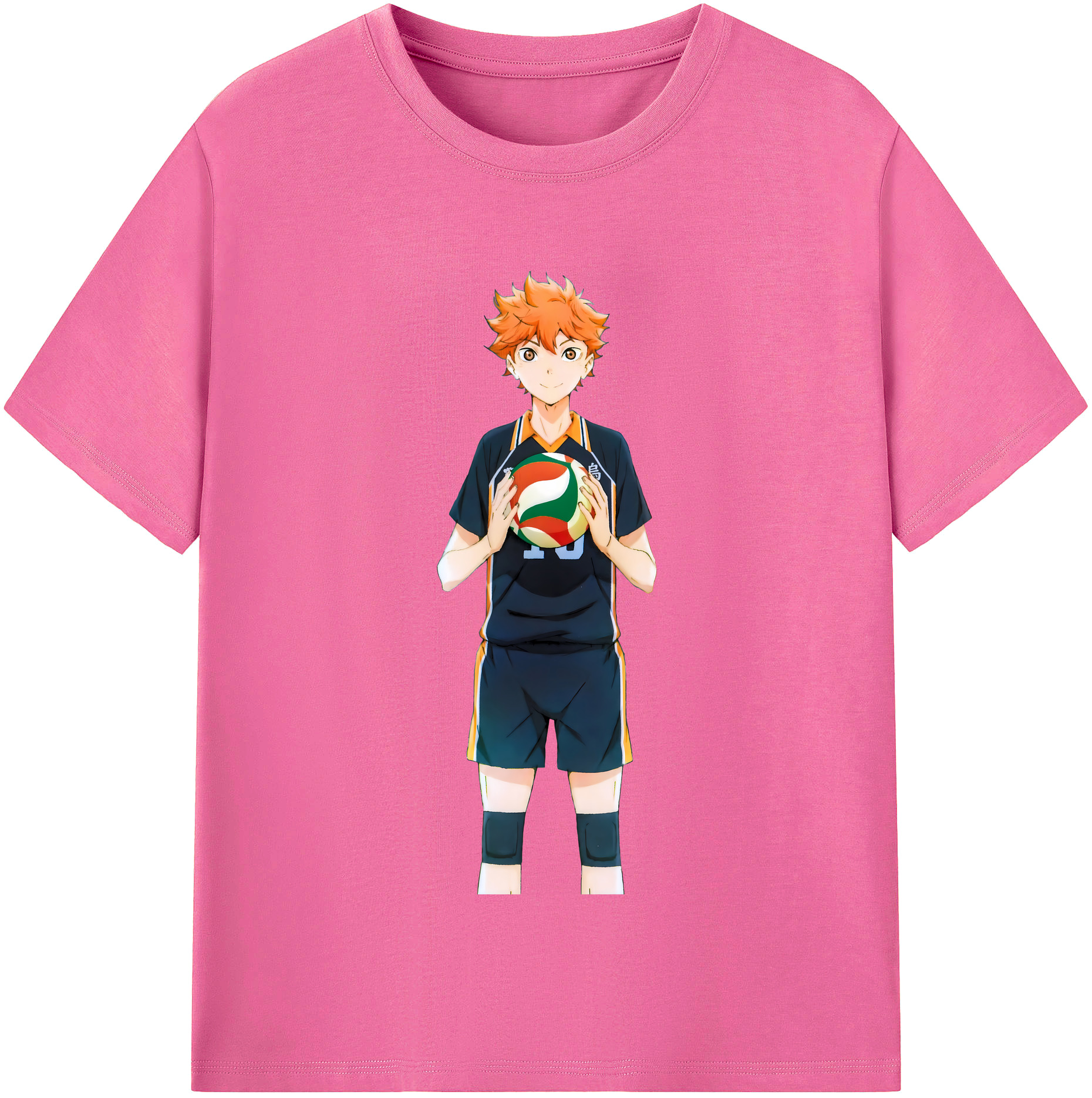 （画像用） ハイキュー!! Haikyu!! レディースカジュアルプリントTシャツ（綿100％）